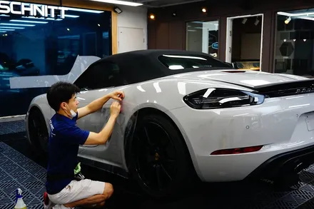718 GTS 4.0 박스터PPF 전체, 가죽코팅, 소프트탑 코팅, 블랙박스, 하이패스까지 맡겼습니다. / 강남구 역삼동
