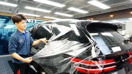 제네시스 GV80 전체PPF 작업 많은 곳이 역시 잘 하네요~!! / 강남구 역삼동