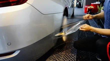 BMW 520D 뒷범퍼 도색 보험 센터가 무조건 잘 하는건 절대 아니더군요~ / 강남구 역삼동