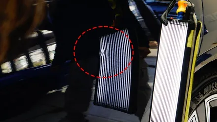 PPF 보험처리/ 필름이 도장면을 지켜줬네요. BMW IX3 / 강남구 역삼동
