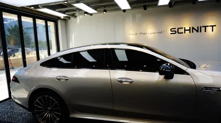 블랙PPF로  루프스킨과 크롬몰딩 180도 변신한 AMG GT 더 샤프하게^^ / 강남구 역삼동