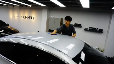 블랙PPF로  루프스킨과 크롬몰딩 180도 변신한 AMG GT 더 샤프하게^^ / 강남구 역삼동