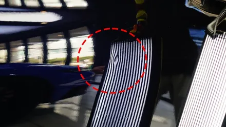 PPF 보험처리/ 필름이 도장면을 지켜줬네요. BMW IX3 / 강남구 역삼동