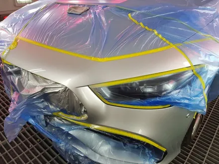 벤츠 AMG GT 4도어 앞범퍼 부분도색 및 PPF 재시공 / 강남구 역삼동