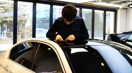 BMW 5시리즈 블랙PPF로 루프 포인트 주기 / 강남구 역삼동