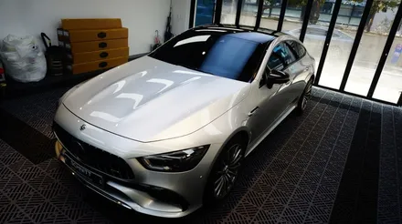 블랙PPF로  루프스킨과 크롬몰딩 180도 변신한 AMG GT 더 샤프하게^^ / 강남구 역삼동