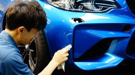 BMW M2 앞범퍼 사고나서 도색하고 PPF 재시공 받았어요~ / 강남구 역삼동