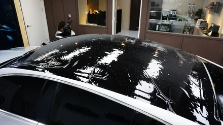 블랙PPF로  루프스킨과 크롬몰딩 180도 변신한 AMG GT 더 샤프하게^^ / 강남구 역삼동