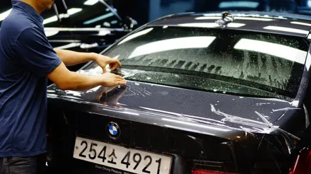 길냥이의 발톱 스크래치 방어를 위해 BMW 330i PPF 루프, 트렁크 추가 시공했어요!! / 강남구 역삼동