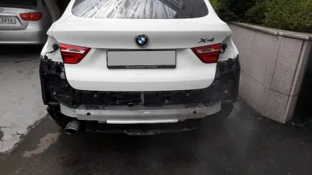 강남 수입차도색 BMW X4 뒷범퍼 탈착도색으로 복원했습니다. / 강남구 역삼동