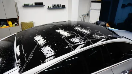 블랙PPF로  루프스킨과 크롬몰딩 180도 변신한 AMG GT 더 샤프하게^^ / 강남구 역삼동