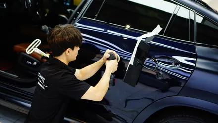 혼잡한 강남에서 대리 맡겼다가 사고가ㅜㅜ BMW X6 무광PPF / 강남구 역삼동