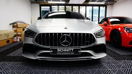 벤츠 AMG GT 4도어 앞범퍼 부분도색 및 PPF 재시공 / 강남구 역삼동