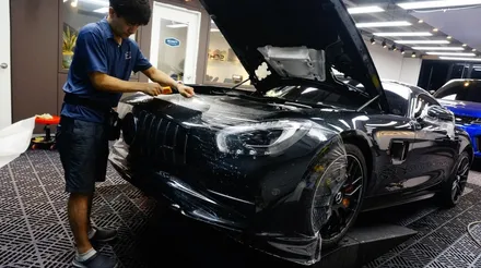 벤츠AMG GTs 스포츠패키지(전면PPF)시공으로 이젠 달려보자(Feat. 슈니트SC-5) / 강남구 역삼동