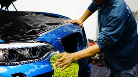 BMW M2 앞범퍼 사고나서 도색하고 PPF 재시공 받았어요~ / 강남구 역삼동