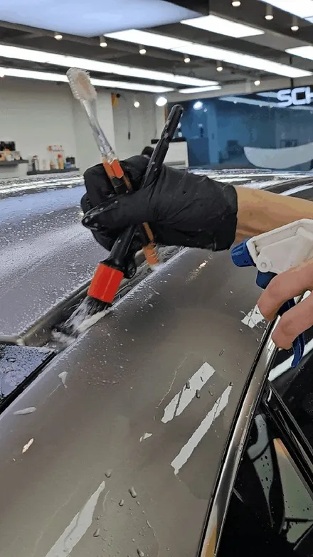 CLS450 블랙 PPF로 루프스킨 파노라마 선루프 효과 / 강남,역삼,서초