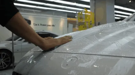 벤츠 GT43 AMG 전체 PPF_ 흰색인데 PPF 황변 때문에 할까 말까 고민돼요. / 강남구 역삼동