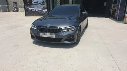 [천안랩핑][천안부분랩핑] S/G 에스게러지 BMW 3시리즈 신형 그릴테두리 부분랩핑 / 천안 업성동