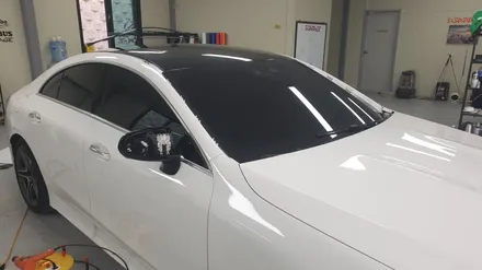 [천안랩핑] S/G 에스게러지 벤츠 cls 400 부분랩핑 / 천안 업성동