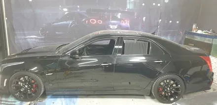[천안랩핑] S/G 에스게러지 캐딜락 CTS-V 크롬죽이기 / 천안 업성동