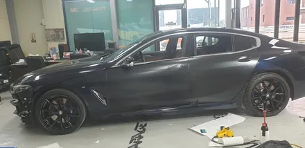 [천안랩핑] S/G 에스게러지 BMW 840 i 전체랩핑 및 크롬죽이기 / 천안 업성동