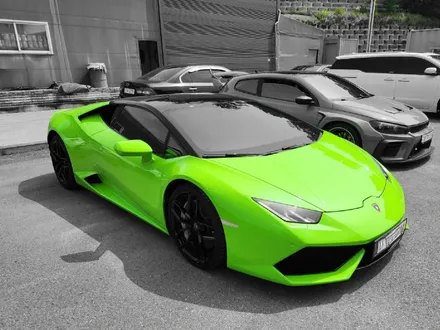 [천안랩핑][업성동랩핑] S/G 에스게러지 람보르기니 우라칸, 3M Gloss Light Green 필름으로 앞범퍼 부분랩핑 시공! / 천안 업성동