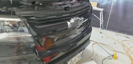 [천안랩핑] S/G 에스게러지 쉐보레 콜로라도 크롬죽이기 및 순정오버 휀다 장착 시공 / 천안 업성동