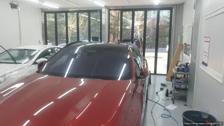 [천안랩핑] S/G 에스게러지 bmw x6 루프스킨 및 크롬 죽이기 / 천안 업성동