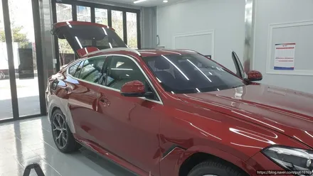[천안랩핑] S/G 에스게러지 bmw x6 루프스킨 및 크롬 죽이기 / 천안 업성동