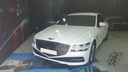 [천안랩핑] [천안부분랩핑] S/G 에스게러지 제네시스 신형 g80 실내카본랩핑 / 천안 업성동