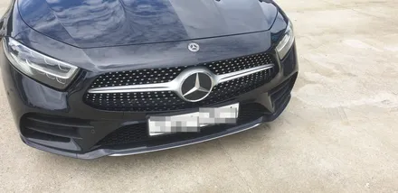 [천안랩핑] S/G 에스게러지 벤츠 CLS 크롬 죽이기 부분랩핑 / 천안 업성동