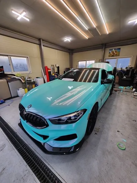 [천안랩핑][업성동랩핑] S/G 에스게러지ㅣBMW 850iㅣ타이니봇 스페이스 캔디 아이슬란드 보이 ㅣ 전체랩핑 &데칼작업 / 천안 업성동