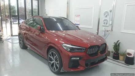 [천안랩핑] S/G 에스게러지 bmw x6 루프스킨 및 크롬 죽이기 / 천안 업성동