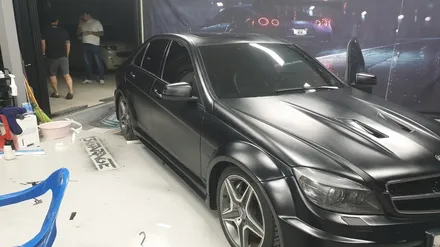 [천안랩핑][천안부분랩핑] S/G 에스게러지 벤츠 c63 amg / 천안 업성동