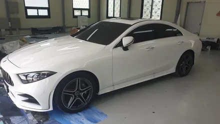 [천안랩핑] S/G 에스게러지 벤츠 cls 400 부분랩핑 / 천안 업성동