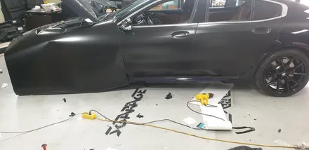 [천안랩핑] S/G 에스게러지 BMW 840 i 전체랩핑 및 크롬죽이기 / 천안 업성동
