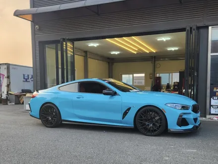 [천안랩핑][업성동랩핑] S/G 에스게러지ㅣBMW 850iㅣ타이니봇 글로스 마이애미 블루 ㅣ 전체랩핑 - 천안에스게러지 / 천안 업성동