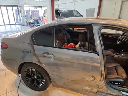 [청주랩핑][복대동랩핑] S/G 에스게러지 BMW 5시리즈 크롬 죽이기 부분랩핑 / 천안 업성동