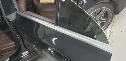 [천안랩핑] S/G 에스게러지 벤츠 CLS 크롬 죽이기 부분랩핑 / 천안 업성동