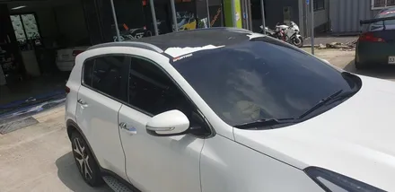 [천안랩핑] S/G 에스게러지 스포티지 QL 루프스킨 제거 시공 / 천안 업성동
