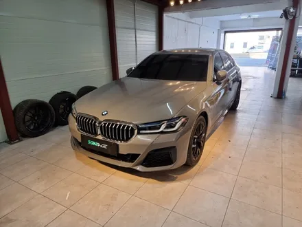 [청주랩핑][복대동랩핑] S/G 에스게러지 BMW 5시리즈 크롬 죽이기 부분랩핑 / 천안 업성동