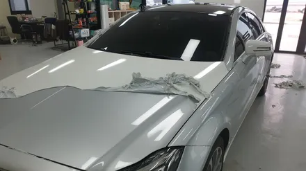 S/G 에스게러지 벤츠 CLS 랩핑 탈거 작업 / 천안 업성동