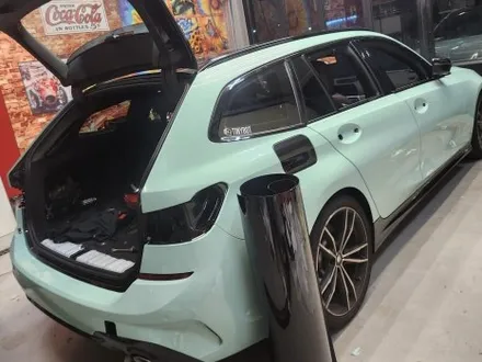 [천안랩핑][업성동랩핑] S/G 에스게러지ㅣBMW 3시리즈 투어링ㅣ타이니봇 아이스 블루ㅣ전체랩핑 / 천안 업성동