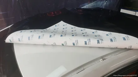 [천안랩핑] S/G 에스게러지 BMW 3시리즈 루프스킨 / 천안 업성동