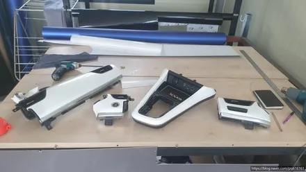 [천안랩핑] S/G 에스게러지 QM3 실내랩핑 및 엠블럼 랩핑 / 천안 업성동