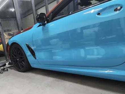 [천안랩핑][업성동랩핑] S/G 에스게러지ㅣBMW 850iㅣ타이니봇 글로스 마이애미 블루 ㅣ 전체랩핑 - 천안에스게러지 / 천안 업성동