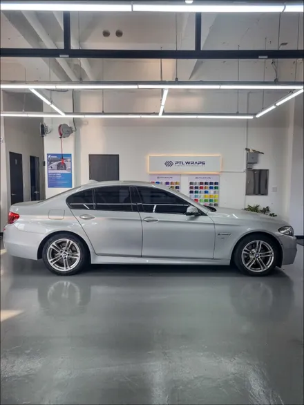 수원랩핑 BMW 5시리즈 전체랩핑 루프스킨 랩핑 / 수원 호매실동