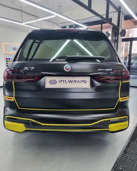 사고보험수리 BMW 사틴블랙 X7 랩핑 수원랩핑 [ PTL 랩스 ] / 수원 호매실동