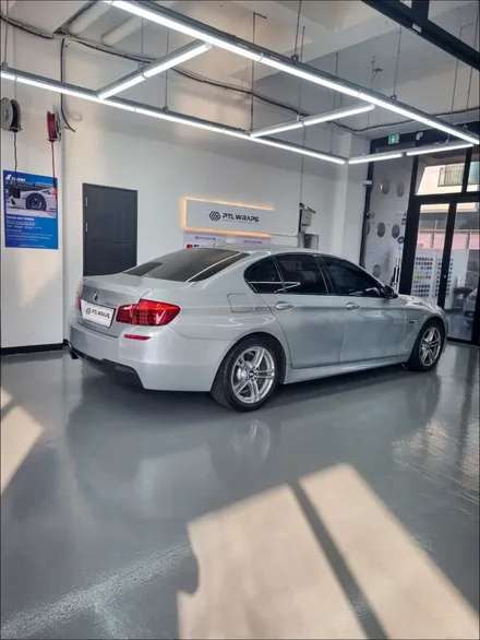 수원랩핑 BMW 5시리즈 전체랩핑 루프스킨 랩핑 / 수원 호매실동