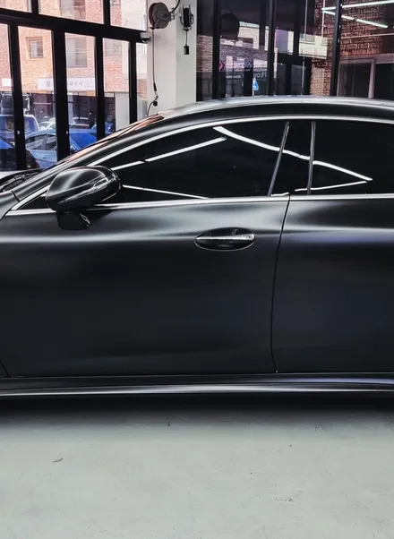 수원 AMG GT43 사틴블랙 전체랩핑 잘하는곳_PTL랩스 / 수원 호매실동